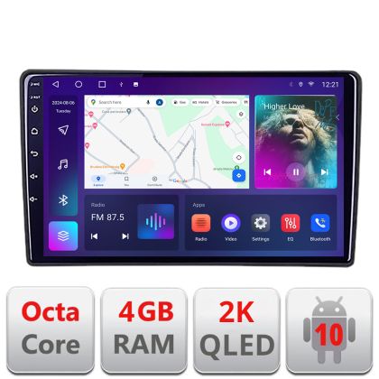 Navigatie Citroen Berlingo 2008-2018 C-berlingo Android Octa Core Ecran 2K QLED GPS 4G 4+32GB 360 kit-berlingo+EDT-E409-2K