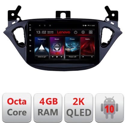 Navigatie Opel Corsa 2013-2016 L-corsa, Octacore, 4Gb RAM, 64Gb Hdd, 4G, QLED 2K, DSP, Carplay, Bluetooth