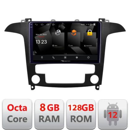 Navigatie Ford S-Max 2008-2012 5960Pro-003 Android Octa Core Qualcomm 2K Qled 8+128 DTS DSP 360 4G Optical