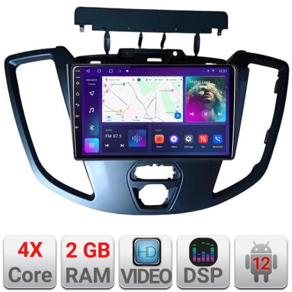 Navigatie Ford Transit 2015-2020 Android radio gps internet 2+32 kit-turneo-custom+EDT-E209