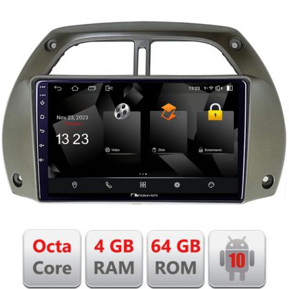 Navigatie Toyota Rav 4 2000-2004 Android Octa Core 720p 4+64 DSP 360 camera carplay android auto