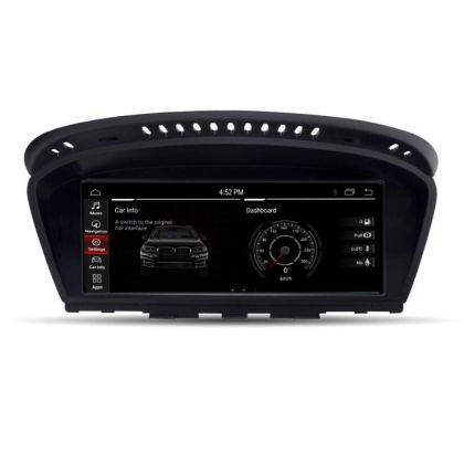 Navigáció BMW 5-ös sorozat E60 3-as sorozat E90 6-os sorozat CIC Android 10 qualcomm internet gps bluetooth 4G