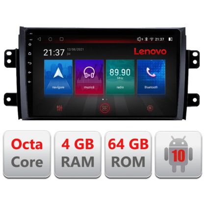 Navigatie Suzuki SX4 2006-2013 E-124 Octa Core cu Android Radio Bluetooth Internet GPS WIFI DSP 4+64GB 4G