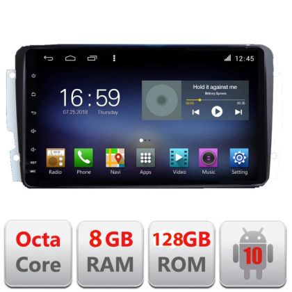 Navigatie Mercedes C 2001-2004 Vito Viano 2004-2006 F-171 Octa Core cu Android Radio Bluetooth Internet GPS WIFI DSP 8