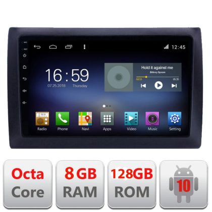 Navigatie Fiat Stilo F-stilo Octa Core cu Android Radio Bluetooth Internet GPS WIFI DSP 8+128GB 4G