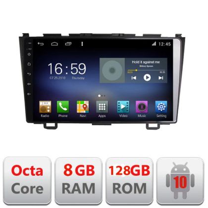 Navigatie Honda CR-V 2006-2012 F-009 Octa Core cu Android Radio Bluetooth Internet GPS WIFI DSP 8+128GB 4G