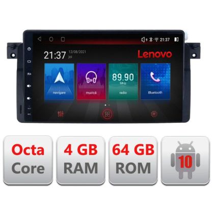 Navigatie BMW Seria 3 E46 E-052 Octa Core cu Android Radio Bluetooth Internet GPS WIFI DSP 4+64GB 4G