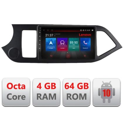 Navigatie Kia Picanto 2011-2015 E-217 Octa Core cu Android Radio Bluetooth Internet GPS WIFI DSP 4+64GB 4G