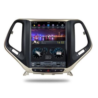 Navigatie Jeep Cherokee 2016- EDT-T248 cu Android GPS Bluetooth Radio Internet procesor Six Core si ecran tip Tesla