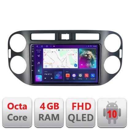 Navigatie VW TIGUAN- 2006-2016 B-489 Android Ecran QLED octa core 4+64 carplay android auto KIT-489+EDT-E309V3