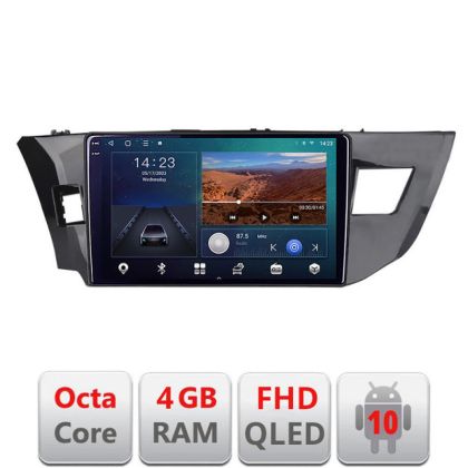 Navigatie Toyota Corolla 2013-2017 B-470 Android Ecran QLED octa core 4+64 carplay android auto KIT-470+EDT-E310V3