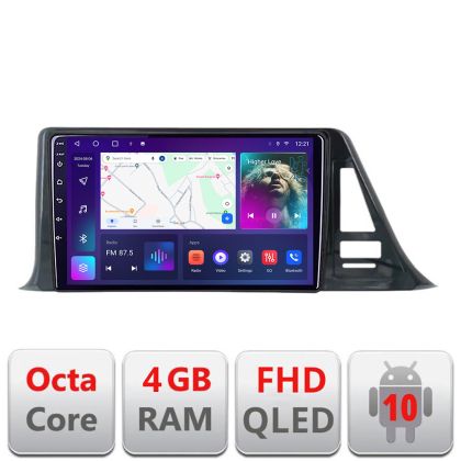 Navigatie Toyota CH-R low B-CH-R-A Android Ecran QLED octa core 4+64 carplay android auto KIT-CH-R-A+EDT-E309V3