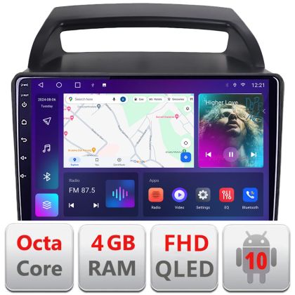 Navigatie Kia Carnival 2006-2014 Android radio gps internet quad core 4+64 carplay android auto KIT-carnival2006+EDT-E309v3