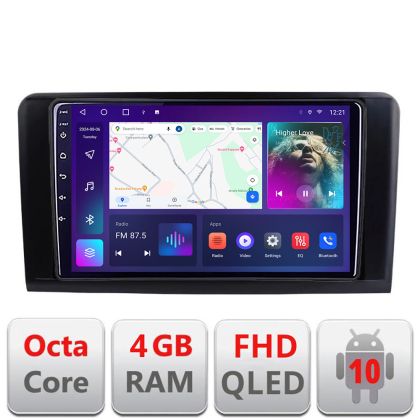 Navigatie Mercedes ML GL B-213 Android Ecran QLED octa core 4+64 carplay android auto KIT-213+EDT-E309V3