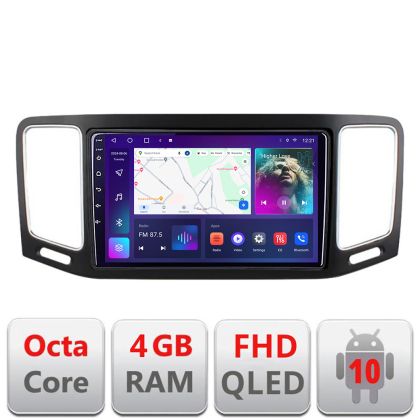 Navigatie VW Sharan 2011-2020 B-SHARAN Android Ecran QLED octa core 4+64 carplay android auto KIT-Sharan+EDT-E309V3