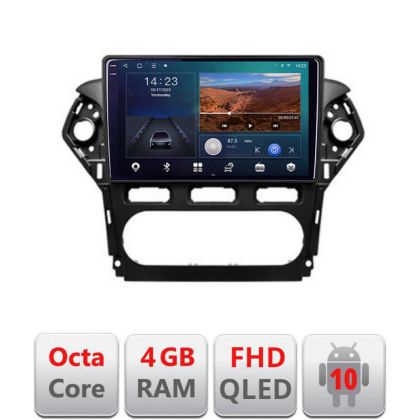 Navigatie Ford Mondeo 2010-2014 B-MONDEO-CLIMA Android Ecran QLED octa core 4+64 carplay android auto KIT-MONDEO-CLIMA+EDT-E310V3