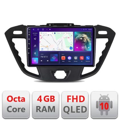 Navigatie Ford Transit Quad Core B-845 Android Ecran QLED octa core 4+64 carplay android auto KIT-845+EDT-E309V3