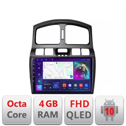 Navigatie HHyundai Santa Fe 2000-2006 Android Ecran QLED octa core 4+64 carplay android auto KIT-santafe-old+EDT-E309V3