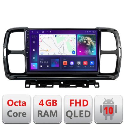 Navigatie Citroen C5 Aircross Android radio gps internet quad core 4+64 carplay android auto Kit-aircross+EDT-E309v3