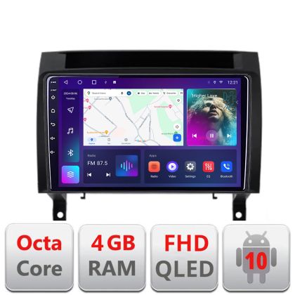 Navigatie Mercedes SLK 2004-2011 B-SLK Android Ecran QLED octa core 4+64 carplay android auto KIT-SLK+EDT-E309V3