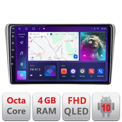 Navigatie Toyota Avensis 2003-2008 B-avensis03 Android Ecran QLED octa core 4+64 carplay android auto kit-avensis03+EDT-E309V3