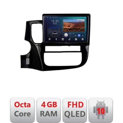 Navigatie Mitsubishi Outlander 2014- B-1230 Android Ecran QLED octa core 4+64 carplay android auto KIT-1230+EDT-E310V3