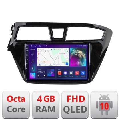 Navigatie HHyundai i20 2015-2018 B-517 Android Ecran QLED octa core 4+64 carplay android auto KIT-517+EDT-E309V3