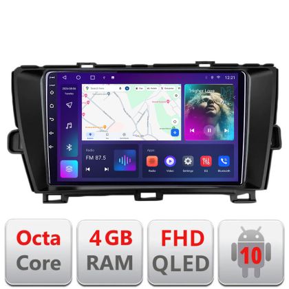 Navigatie Toyota Prius 2009-2014 B-TY39 Android Ecran QLED octa core 4+64 carplay android auto KIT-TY39+EDT-E309V3