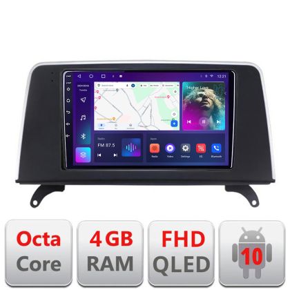 Navigatie BMW X5 X6 2009-2014 CIC Android Ecran QLED octa core 4+64 carplay android auto KIT-x5-cic+EDT-E309V3