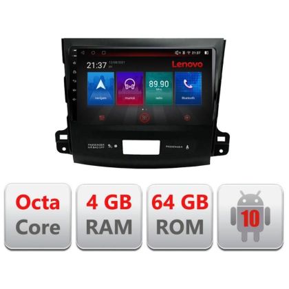 Navigatie Mitsubishi Outlander 2010 E-056 Octa Core cu Android Radio Bluetooth Internet GPS WIFI DSP 4+64GB 4G v2