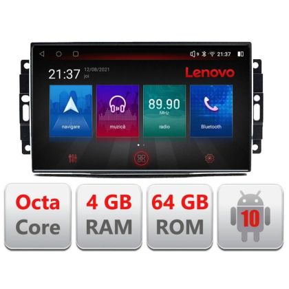 Navigatie Chrysler Jeep E-202 Octa Core cu Android Radio Bluetooth Internet GPS WIFI DSP 4+64GB 4G v1