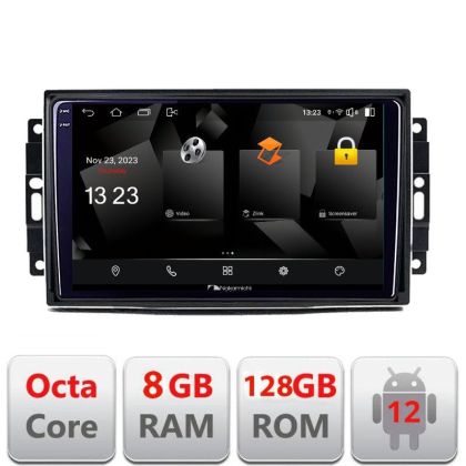 Navigatie Chrysler Jeep 5960Pro-202 Android Octa Core Qualcomm 2K Qled 8+128 DTS DSP 360 4G Optical v2