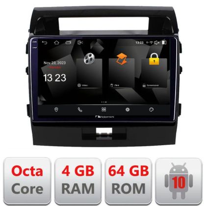 Navigatie Toyota LandCruiser 2008-2015 5510-381 Android Octa Core 720p 4+64 DSP 360 camera carplay android auto v1