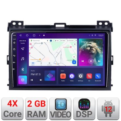 Navigatie Toyota Prado 2007- A-456 2+32 GB Android Waze USBNavigatie Internet Youtube Radio v1
