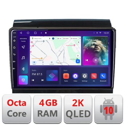 Navigatie Fiat Ducato Citroen Jumper Peugeot Expert 2006-2018 variante radio cd sauNavigatie de fabrica Android Octa Core Ecran 2K QLED GPS 4G 4+32GB 360 KIT-ducato-high+EDT-E409-2K v1