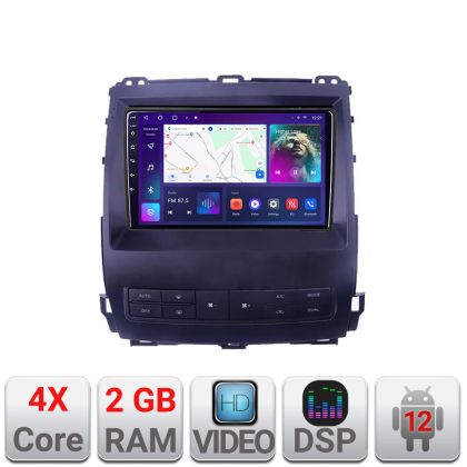 Navigatie Toyota Prado J120 2002-2009 A- j120 2+32 GB Android Waze USBNavigatie Internet Youtube Radio v1