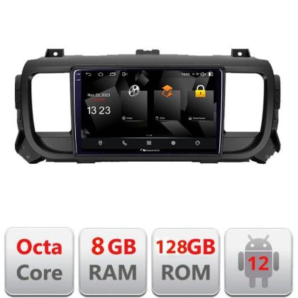 Navigatie Citroen Jumpy Toyota Proace Peugeot Traveller 5960Pro-jumpy16 Android Octa Core Qualcomm 2K Qled 8+128 DTS DSP 360 4G Optical v2