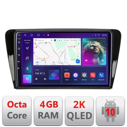 Navigatie Skoda Rapid Seat Toledo 2013+ Android Octa Core Ecran 2K QLED GPS 4G 4+32GB 360 KIT-rapid+EDT-E409-2K v1