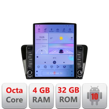 Navigatie Skoda Rapid Seat Toledo 2013+ Android radio gps internet Lenovo Octa Core 4+64 LTE Kit-rapid+EDT-E709 v1