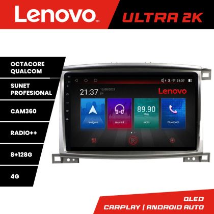 Navigatie Toyota Land Cruiser L100 2002-2008 M-L100 Octa Core Android Radio Bluetooth GPS WIFI/4G DSP 2K 8+128G v1