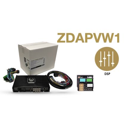 Kit PowerUp VOLKSWAGEN cu DSP Phoenix Gold ZDAPVW1, 4 x 100 watts, in 2 sau 4 ohm, 4 canale