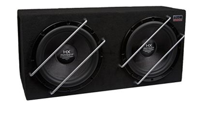 Subwoofer pasiv incinta 100L Audio System HX12 EVO BP-2, 1000(2x500) watts, 4x2 ohm, 2 x 300mm, 2 x 12", high end, 2 difuzoare