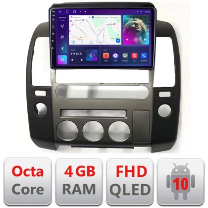 Navigatie dedicata Edonav Nissan Patfinder Navara Android radio gps internet quad core 2+32 carplay android auto KIT-nav-oem+EDT-E309v3