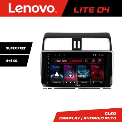 Navigatie Toyota Prado J150 2018- Lenovo Kit-1065 4+64 GB Android Waze USB Navigatie Internet Youtube Radio