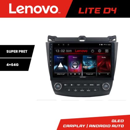 Navigatie Honda Accord 2004-2008 Lenovo Kit-ACCORD cu Android Radio Bluetooth Internet 4+64