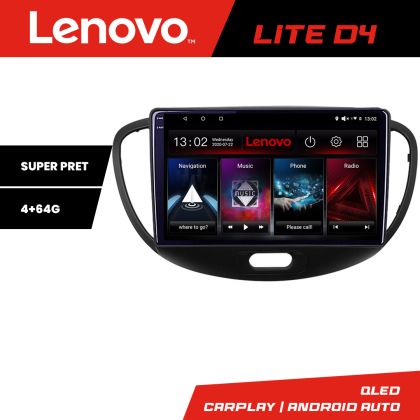 Navigatie Hyundai I10 2007-2013 Android radio gps internet 4+64 Lenovo