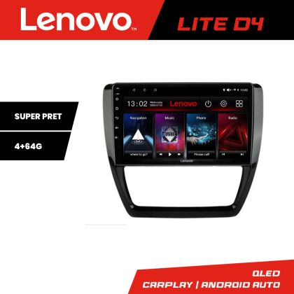 Navigatie VW Jetta 2011-2018 Lenovo Kit-JETTLenovo Kit-15 4+64 GB Android Waze USB Navigatie Internet Youtube Radio