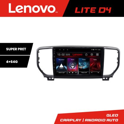 Navigatie Kia Sportage facelift 2019 - Lenovo Kit-sportage-19 4+64 GB Android Waze USB Navigatie Internet Youtube Radio