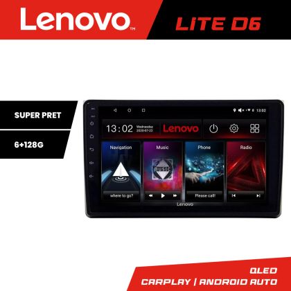 Navigatie Audi A4 B6 Quad Core Lenovo Kit-050 8 core 6+128 GB Android Waze USB Navigatie Internet Youtube Radio v1