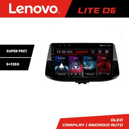 Navigatie Hyundai I30 2017- Lenovo Kit-1041 8 core 6+128 GB Android Waze USB Navigatie Internet Youtube Radio